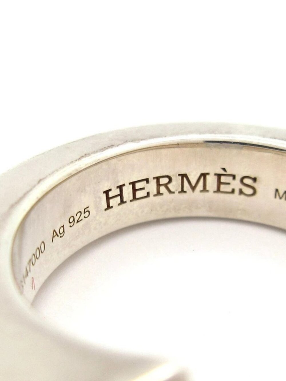 HERMES Clou de Forge Silver 2******** Ring - Picture 5 of 7